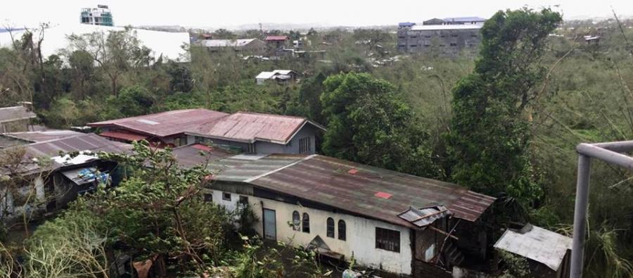 Destruction caused by Typhoon Mangkhut. (Ompong) in the Philippines.