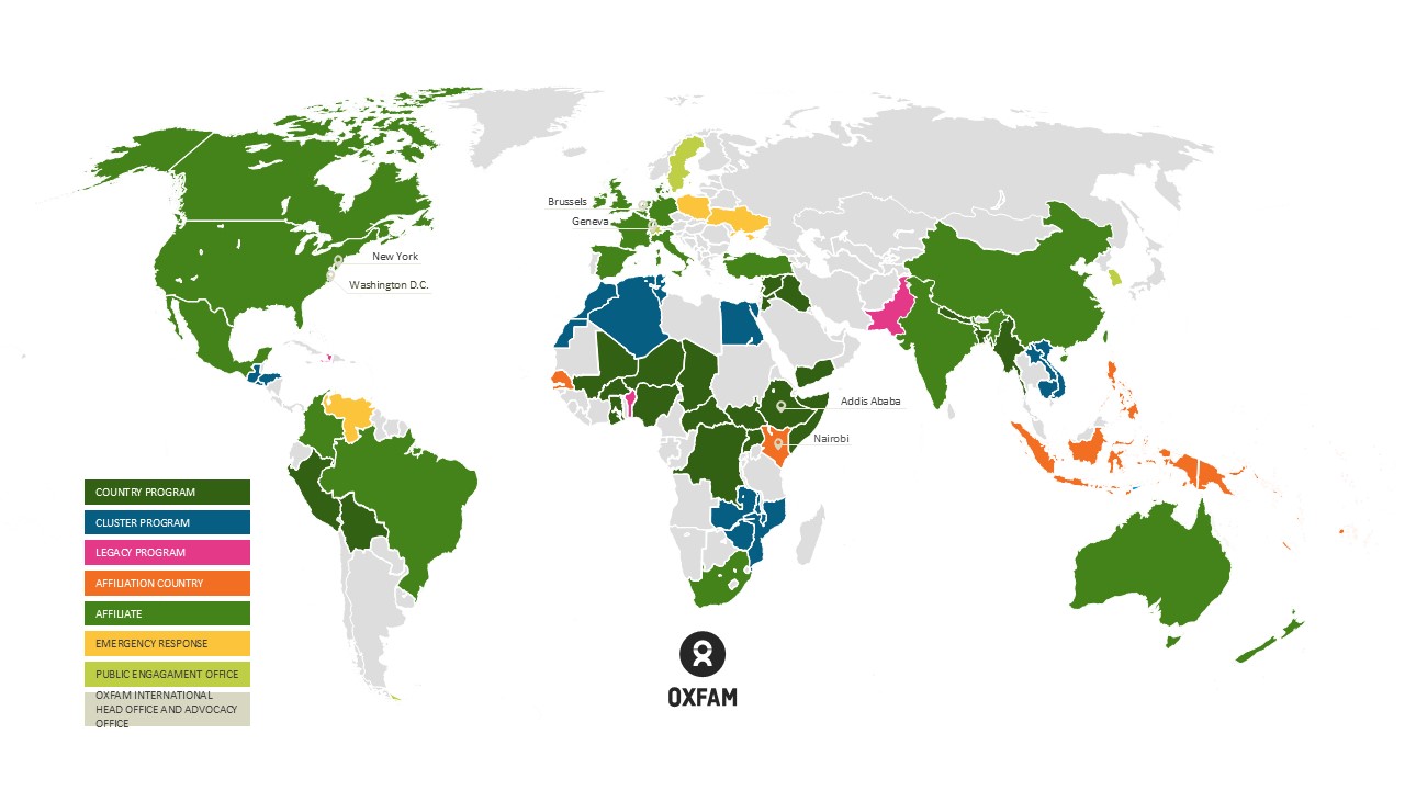 Number of Countries where we work - master map 2024