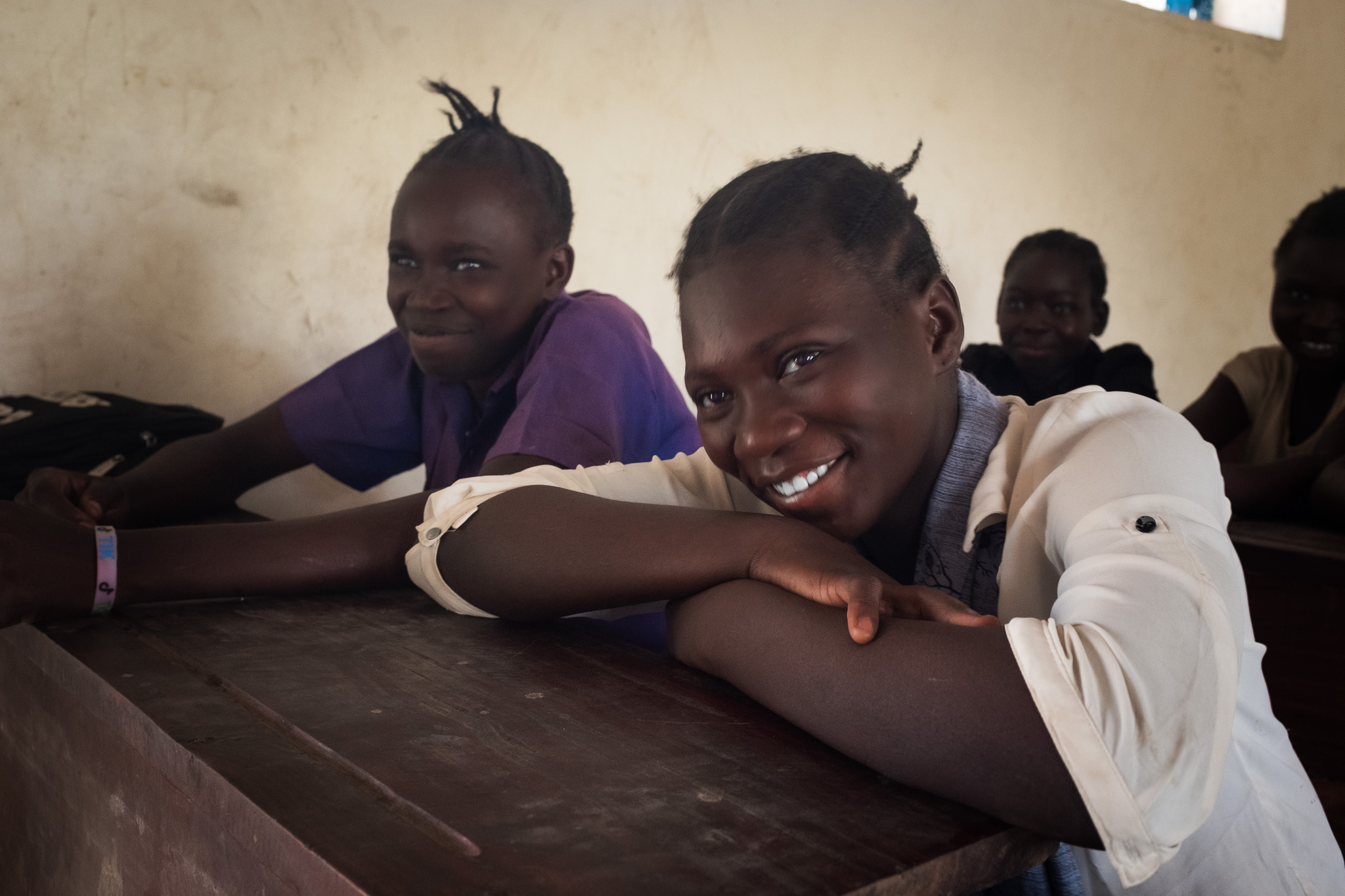 Students at Taban Primary School. Photo: Caroline Leal/Oxfam